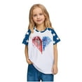 thumbnail image 4 of MKOSPLRT 3-14 Years Patriotic Shirts for Boys Girls Short Sleeve Red White and Blue T Shirts Crew Neck Funny Love Raglan Shirts, 4 of 8