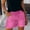 Hot Pink, variant on Stretchy Jean Shorts for Women Low Waist Ripped Denim Shorts for Women with Pockets Delightful Distressed Solid Color Drawstring Slim Women Shorts Casual S-2XL
