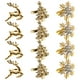 thumbnail image 1 of GOOHOCHY 12 anillos para servilletas de mesa, hebillas creativas para servilletas, decoraciones navideñas para comedor, anillos delicados para servilletas., 1 of 8
