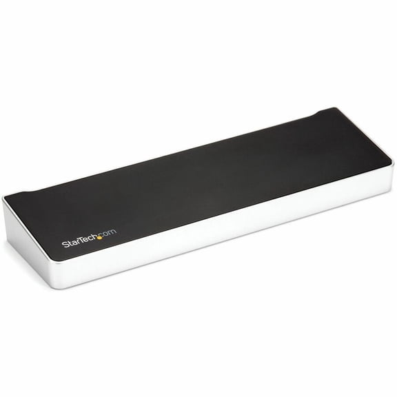 StarTech.com DK30CH2DEP Triple-Monitor 4K USB-C Dock with 5x USB 3.0 Ports 100W PD - Black & Silver