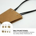 thumbnail image 5 of REOFLYUP Valentine's Day Kraft Paper Bag present Packaging Rectangle Khaki 7Pcs 6.3X3.5X11.8in, 5 of 6