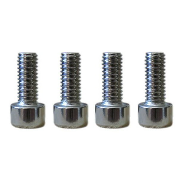 Set of 4 5mm M5 Bicycle Water Bottle Rear Rack Mount Screws