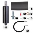 thumbnail image 4 of Decodeary Metal 255LPH Inline Fuel Pump High Flow Pressure With Install Kit Pump Fuel Pump Inline Fuel Pump High Performance Black, 4 of 6