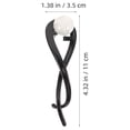 thumbnail image 3 of 2 piezas de pasadores de plástico mate minimalistas con forma de plátano, pasadores franceses, horquillas para el pelo, accesorios de moda para el cabello para mujeres, 3 of 8