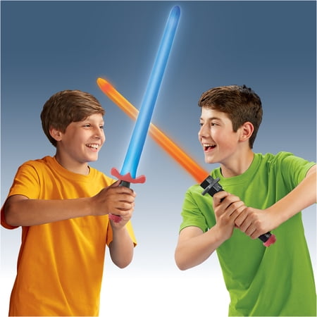 ADVENTURE FORCE LIGHT-UP FOAM SWORD, SOFT FOAM CONSTRUCTION WITH HANDLE CONNECTOR TO COMBINE TWO INTO ONE, LIGHTS UP WITH BATTERIES INCLUDED, AGES 4+