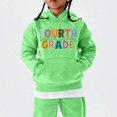 thumbnail image 5 of RMGVDSD Hoodies for Girls Back To School Hooded Sweatshirts Letter Print First Day Of School Hoodie Pullover Tops Loose Fit Trendy Clothes Cute Party Wear 12-13 Years, 5 of 5
