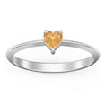 thumbnail image 2 of Heart Birthstone Ring - Citrine (November), 2 of 6