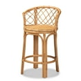 thumbnail image 2 of bali & pari Orchard Rattan BOHO Counter Stool, Natural Brown, 2 of 10
