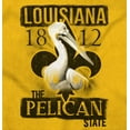 thumbnail image 2 of Louisiana Pelican State Cool Vintage Men's Graphic T Shirt Tees Brisco Brands S, 2 of 6