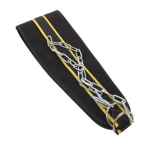LOLIPPYY Universal Fit Black Powerlifting Belt with Enhanced Support for Gym and Outdoor Strength Workouts