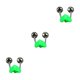 thumbnail image 2 of Eigraketly Twin Spiral Bells Fishing Lure Bite Vibration Clips Alarms Outdoor Angling Metal Tool Tackle Tip Sensitive Clamp Fish Verde 3Conjunto, 2 of 6
