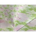 thumbnail image 4 of Ambesonne Shabby Flora Quilted Bedspread Set 3 Pcs, Spring Yard Pastel, Queen Size, Pale Pink Pale Green, 4 of 5