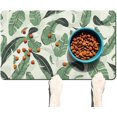thumbnail image 2 of Dog Food & Water Mat, Pet Feeding Mat for Floor Non-Slip Waterproof, Super Absorbent Cat Bowl Mat, Easy to Clean Eco-Friendly Durable Pet Placemat, 2 of 6