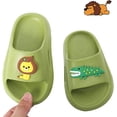 thumbnail image 2 of Rush Children's slippers boys and girls shower pool summer slippers are suitable for young children（Green） S3174, 2 of 5