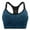 Blue, variant on Adjustable Straps Sports Bras for Women, Removable Pads Sports Bra, Workout Yoga Bra, Gray, S