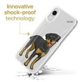 thumbnail image 3 of Case Yard iPhone-XR Case Clear Soft & Flexible TPU Ultra Low Profile Slim Fit Thin Shockproof Transparent Bumper Protective Cover Drop Protective Cell Phone Cases (Rottweiler), 3 of 8