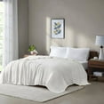 thumbnail image 2 of Madison Park Freshspun Contemporary Lightweight Cotton Twin Blanket in Mint, 2 of 9