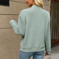 thumbnail image 7 of Msgweeeg Women’s Sweaters Stand Collar Zipper Cardigan Long Sleeve Knit Coat Pullover Elegant Casual Fashion Winter Warm Top for Daily Wear and Vacation, 7 of 7