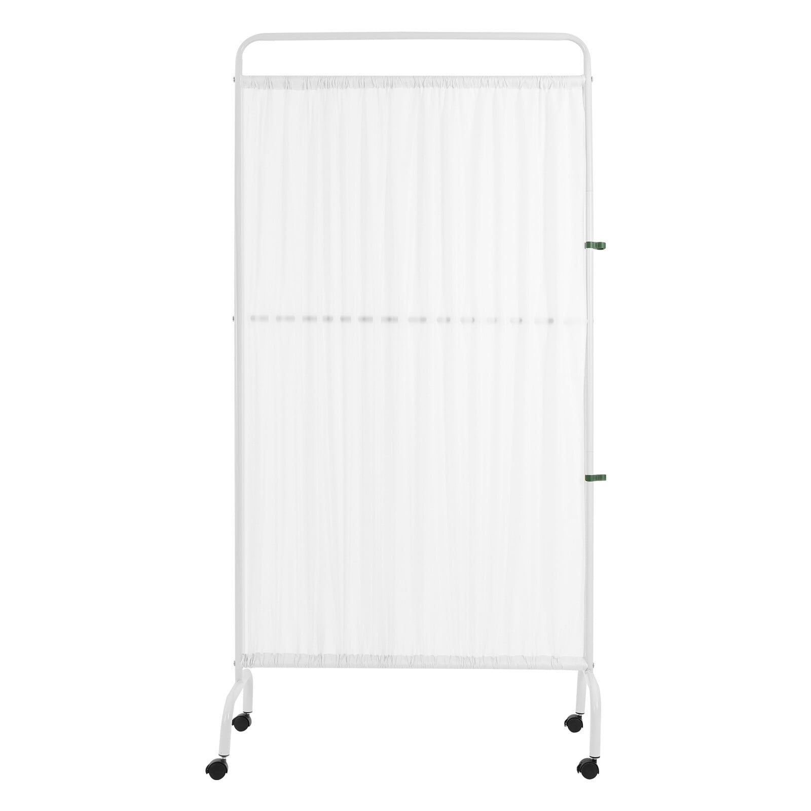 Medical Privacy Screen Room Divider with Lockable Casters 8.27*35.43*70.87 in