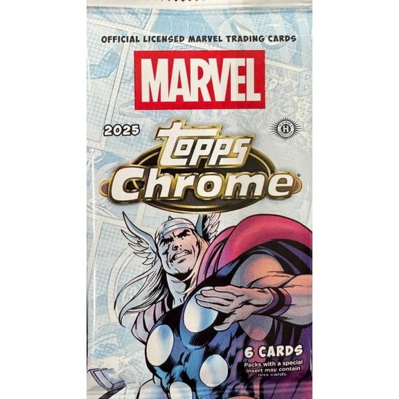 2025 Topps Marvel Comics Chrome Hobby Pack