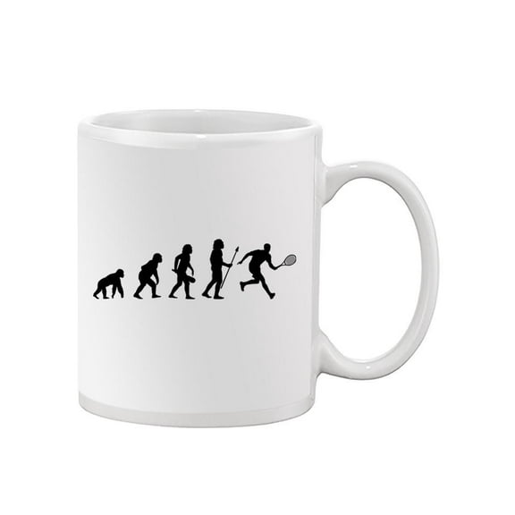 Tennis Player Evolution Mug - SPIdeals Designs,