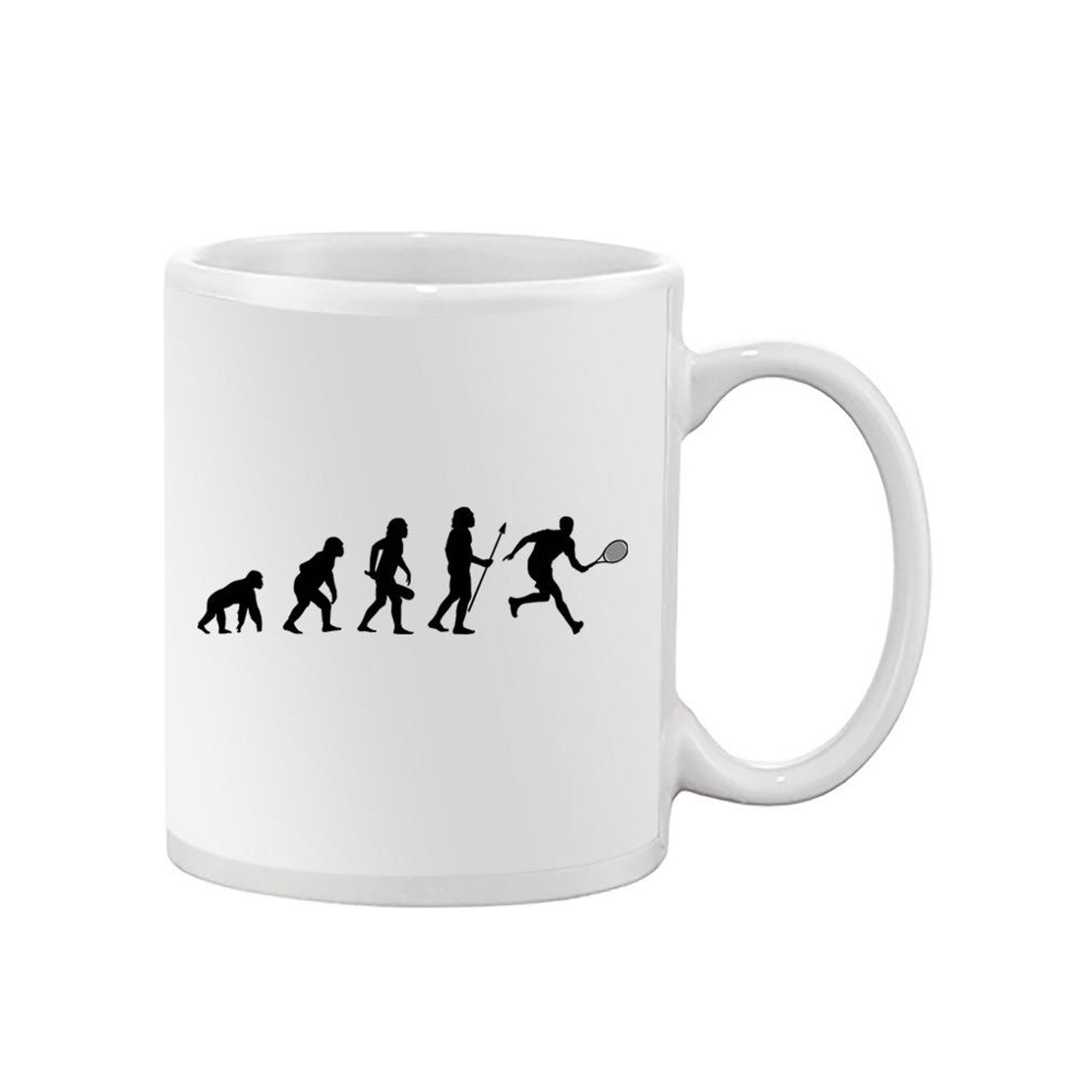 Tennis Player Evolution Mug - SPIdeals Designs