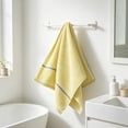 thumbnail image 2 of Hyknon Soft Hand Towels for Bathroom, 14x30" Absorbent Lightweight Quick Dry, Green Bath Face Towels, Reversible Washcloths for Kitchen Beach Gym Spa, 2 of 6