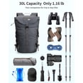 thumbnail image 2 of Mochila de senderismo Blue Quartz 30 L ligera y resistente al agua, 2 of 9