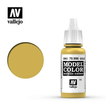 MC: Gold Vallejo Model Color Paint, 17ml Acrylicos