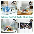 thumbnail image 4 of cyrico Gravel Vacuum for Aquarium, Fish Tank Vacuum Gravel Cleaner Kit with Aquarium Thermometers Fish Net, Aquarium Siphon Gravel Cleaner, Fish Tank Cleaning Tools for Water Change Wash Sand, 4 of 7