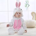 thumbnail image 1 of Pyjama Adorable en Flanelle avec Tissu Polyester pour un Confort et un Style Inégalés (Lapin, 100cm), 1 of 1