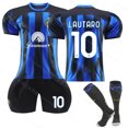 thumbnail image 1 of 23/24 Ny säsong Hem Inter Milan F.C. LAUTARO Nr 10 Barn Jersey-paket, 1 of 2