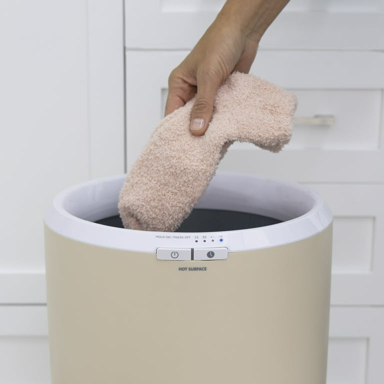 Zadro Towel Warmer Bucket, PJs & Blanket Warmer for Bathroom and Home