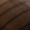 thumbnail image 2 of Dearfoams Channel Fur Square Decorative Pillow, 20” x 20”, Brown, 2 of 5