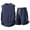 Dark Blue, variant on Shorts Sets for Men 2 Piece Outfits Summer Matching Set Sleeveless Tank Top Drawstring Shorts Set Casual Athletic Tracksuits