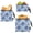 Indigo Ornate Floral, variant on Dailycode 3 Pack Reusable Ziploc Bags Leakproof Sandwich Snack Freezer Bags, Blue Porcelain Style Floral