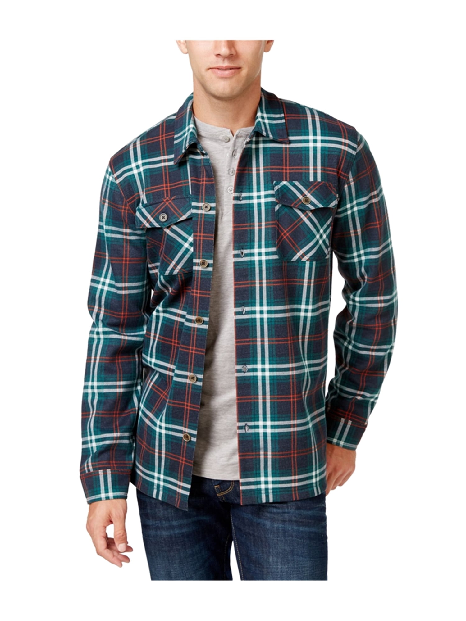 Weatherproof Mens Vintage Plaid Shirt 