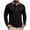 Black, variant on Men Long Sleeve Contrast Lapel Chest Pocket Shirt Three Button Placket Slim Stretch Wrinkle Resistant Commute Daily Smart Casual Long Sleeve Top Black M