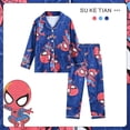 thumbnail image 1 of Pijama Kawaii Sanrioed Cinnamoroll para niños y niñas, ropa de dormir de manga larga, bonito Anime Kuromi Melody, regalo para el hogar, 2023, 1 of 4