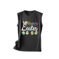 thumbnail image 4 of Pntutb Hauts Sans Manches pour Femmes Pâques Mode Décontractée Imprimée Blouse Sans Manches Col Rond Aguichant Coupe Ajustée Chandail Tops Flash Picks, 4 of 4