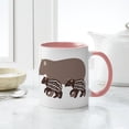 thumbnail image 6 of CafePress - Tapir Family A Mug - 11 oz Ceramic Mug - Novelty Coffee Tea Cup, 6 of 6