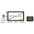 thumbnail image 4 of Antra 120" 16:9 Fixed Frame Projector Projection Screen - Matte Gray, 4 of 4