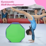 24.4 x 25.6 Gymnastics Octagon Mat Octagon Tumbler Tumbling Mats for Gymnastics Gym Fitness Home,Blue
