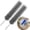 2pcs Gray, variant on Bendable Fan Cleaning Brush - Dusting Brush for Electric Fan Blind Air Conditioning Home Car Vents and Curtain