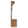 thumbnail image 6 of Alaterre Furniture Bethel 70 in. Acacia Wood Hall Tree with Bench, Storage Shelves & Metal Coat Hooks, Entryway Organizer for Mudroom, Hallway, or Kitchen, Natural, 6 of 9