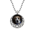 thumbnail image 1 of Chien Animal de Compagnie Sombre Photo Colliers Pendentif Rétro Lune Étoiles Bijoux, 1 of 3
