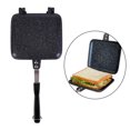 thumbnail image 3 of Gas Double-Side Sandwich Maker Bread Toast Machine Barbecue sandwich maker Mold Frying Pan, 3 of 9