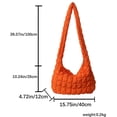 thumbnail image 6 of Kukuzhu Quilted Bag Puffer Tote Bag for Women Quilted Hobo Bag Puffy Bag Lightweight Quilted Padding Shoulder Bag, 6 of 6