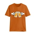 thumbnail image 4 of WREESH Womens Summer Beer Print T-Shirts Oktoberfest Tee Tops Casual Basic Crewneck Short Sleeve Pullover Slim Fit Soft Workout Shirts Orange, 4 of 5
