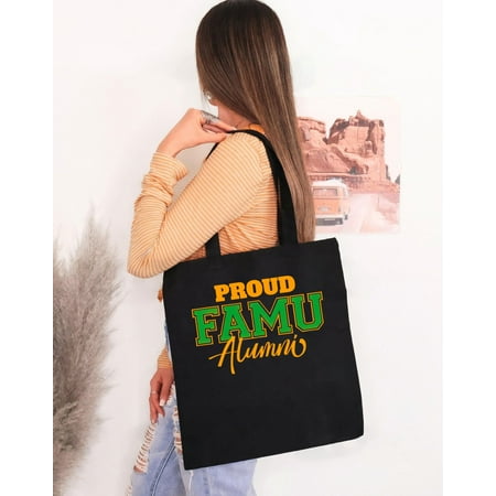vintage Top Proud FAMU Alumni Tote Bag-TH38034